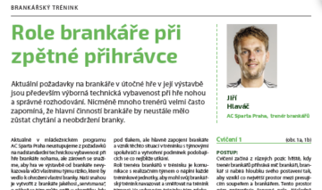 Jiří Hlaváč v časopise Fotbal a trénink